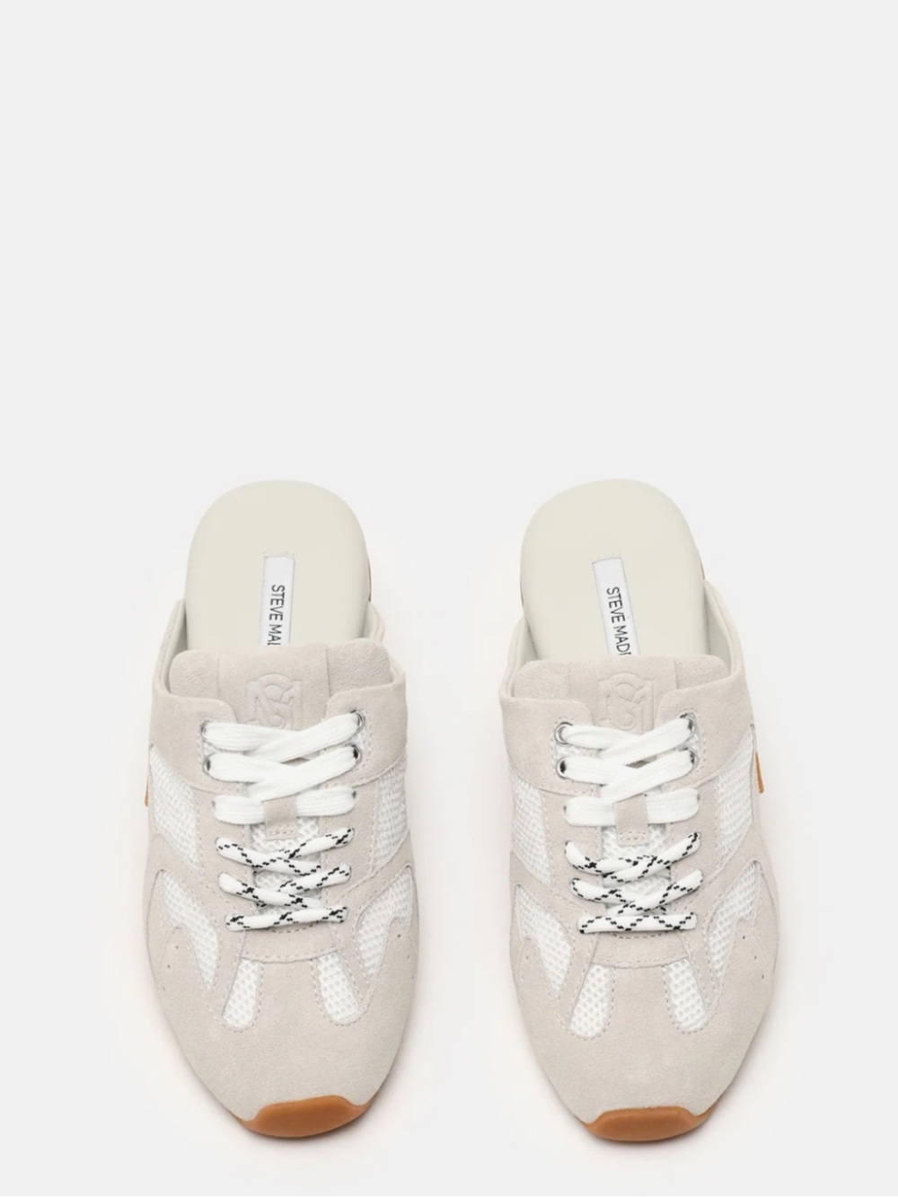 Steve Madden Azeil gray Slip-On Sneaker Mules